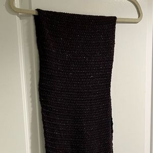 Brand new 73 1/2” scarf plum/dark purple one size 92% acrylic